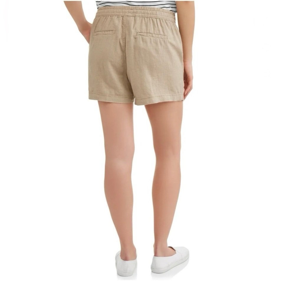 Laid-Back Luxe! Time and Tru Linen-Blend Pull-On Shorts – Size S (4–6) - Picture 3 of 7